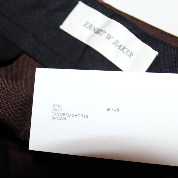 BNWT SS23 ERNEST W. BAKER TAILORED SHORTS 46 & 48 - Picture 8 of 12